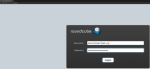 Postfix Webmail - Roundcube Login